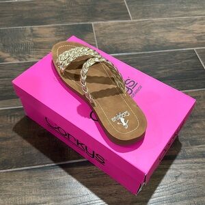 Brand new slide on sandals